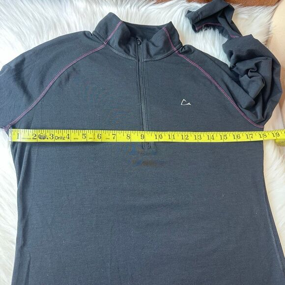 PARADOX Women’s DRI Release 1/4 ZIP Base Layer Performance Top Merino blend Size - Picture 6 of 14